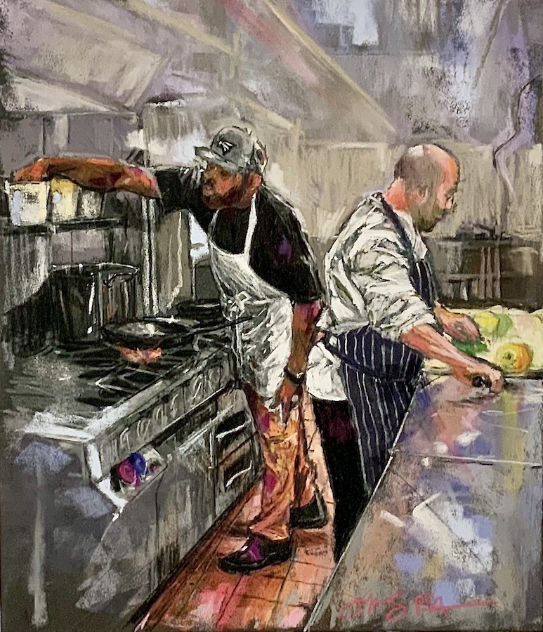 Restaurant Pastels WILMA magazine