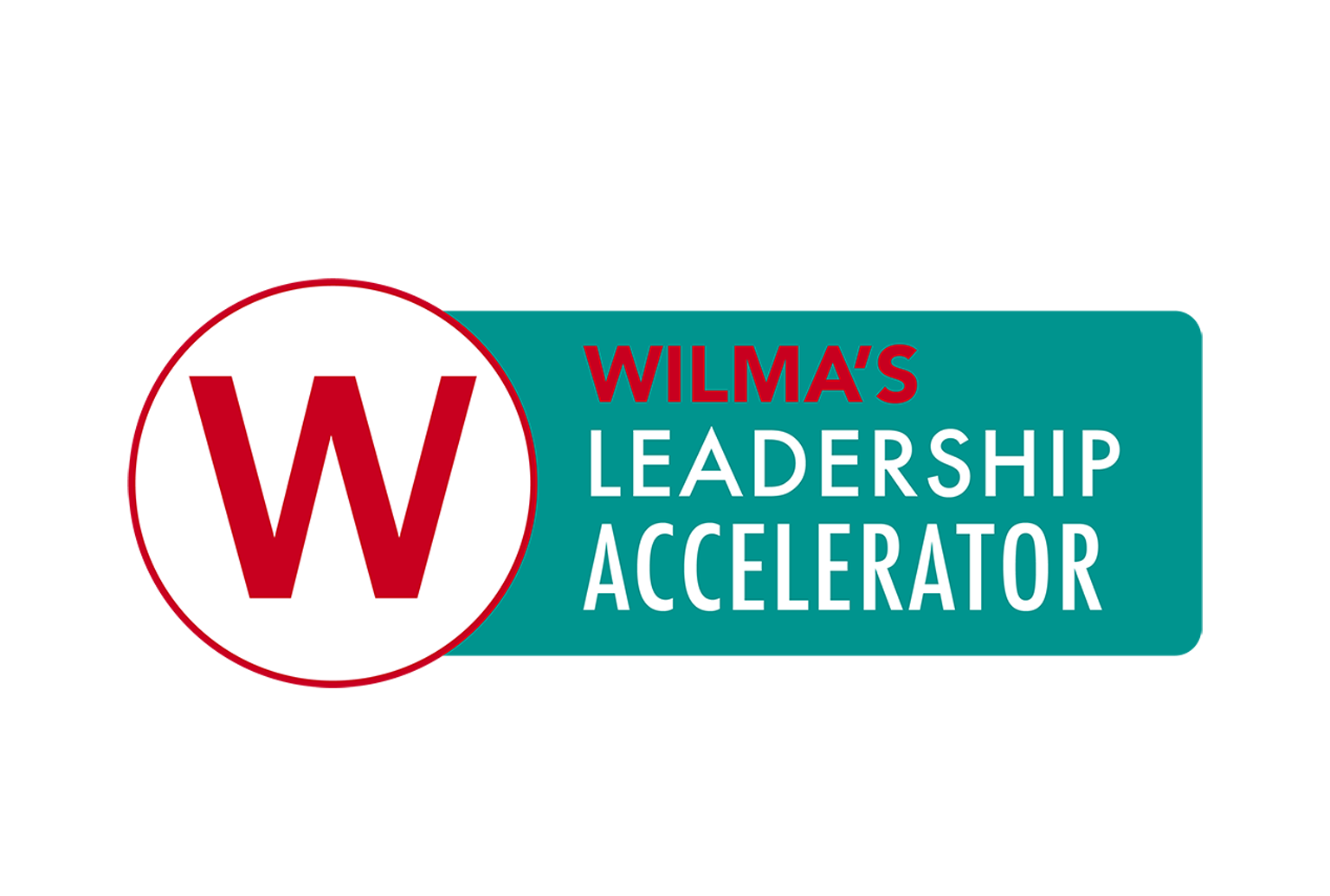 Leadership Accelerator Logo White Long W Copy