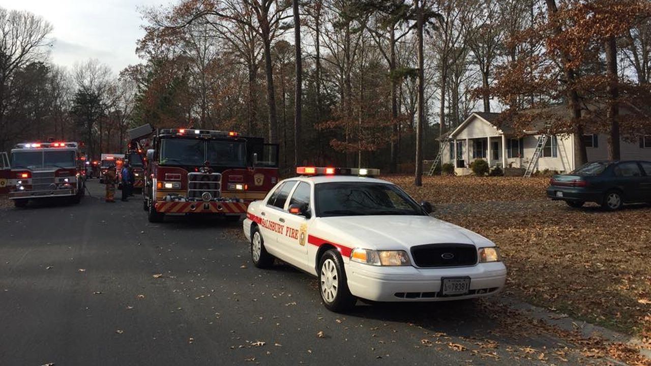 Authorities on scene of Salisbury house fire; investigation ongoing 47abc