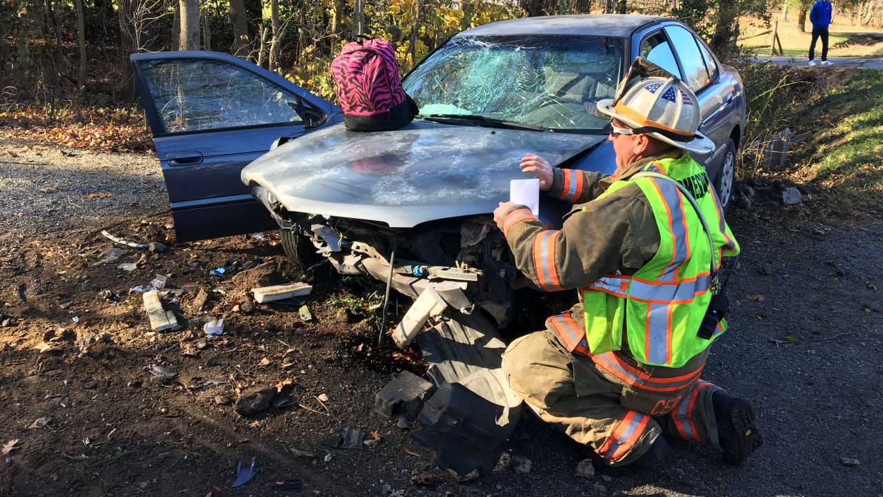Officials Woman injured after crash in Cheswold, cause under