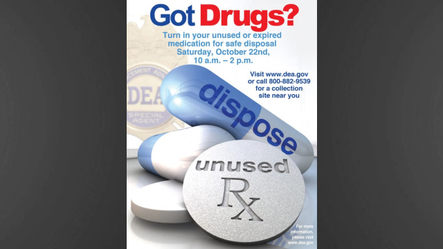 DSP says that National Drug Take Back Day is on October 22 - 47abc