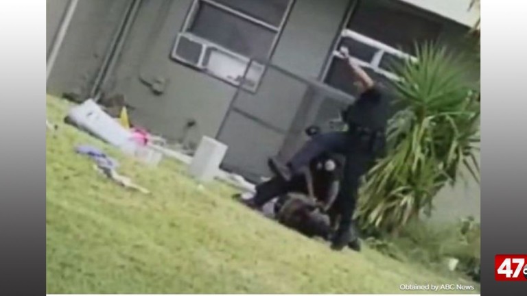 Miami Police Officer Charged After Video Shows Suspect Being Kicked 47abc 