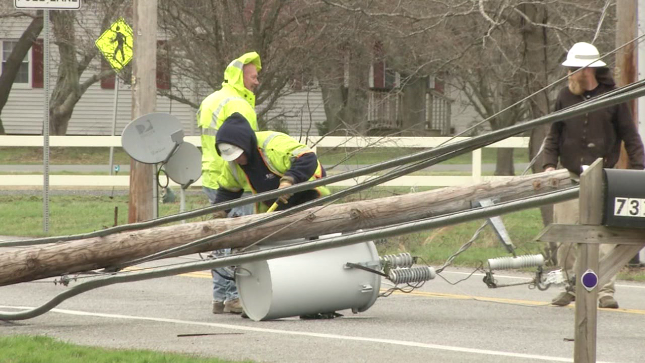 Storm caused 400,000 power outages, evacuated apartments in Md. 47abc