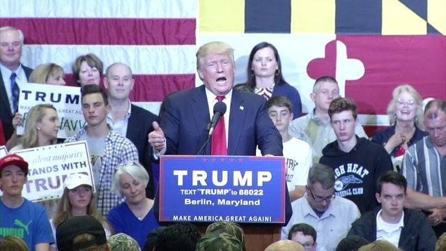 Trump rally draws packed crowd in Berlin - 47abc