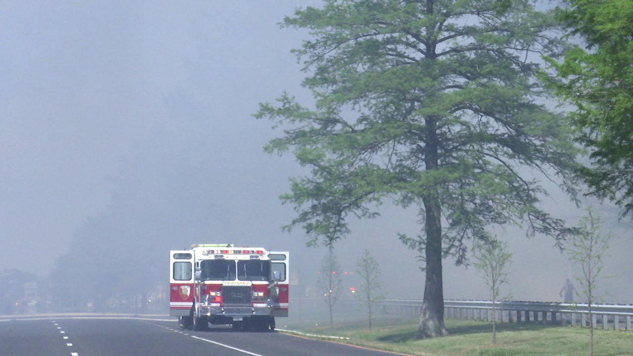 Hot tracks ignite sparks, brush fires 47abc