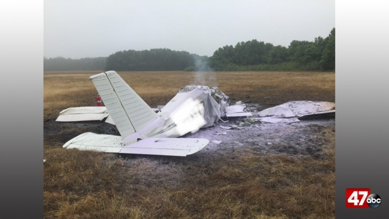 police-one-dead-after-small-plane-crashes-burns-in-virginia-47abc