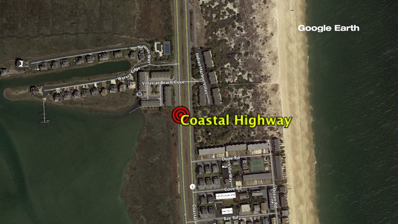 Three sent to hospital after car crash in Bethany Beach, police
