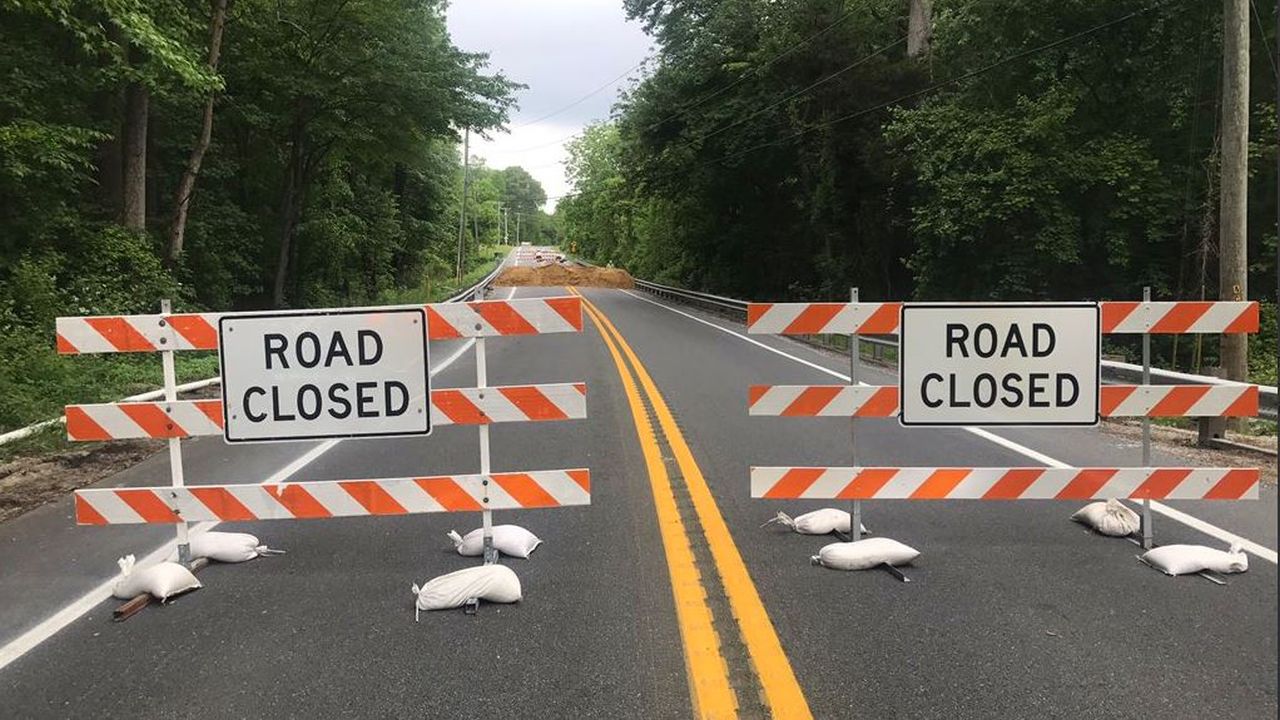 Traffic Alert SR 30 and Gravel Hill Road closed after pipe failure in