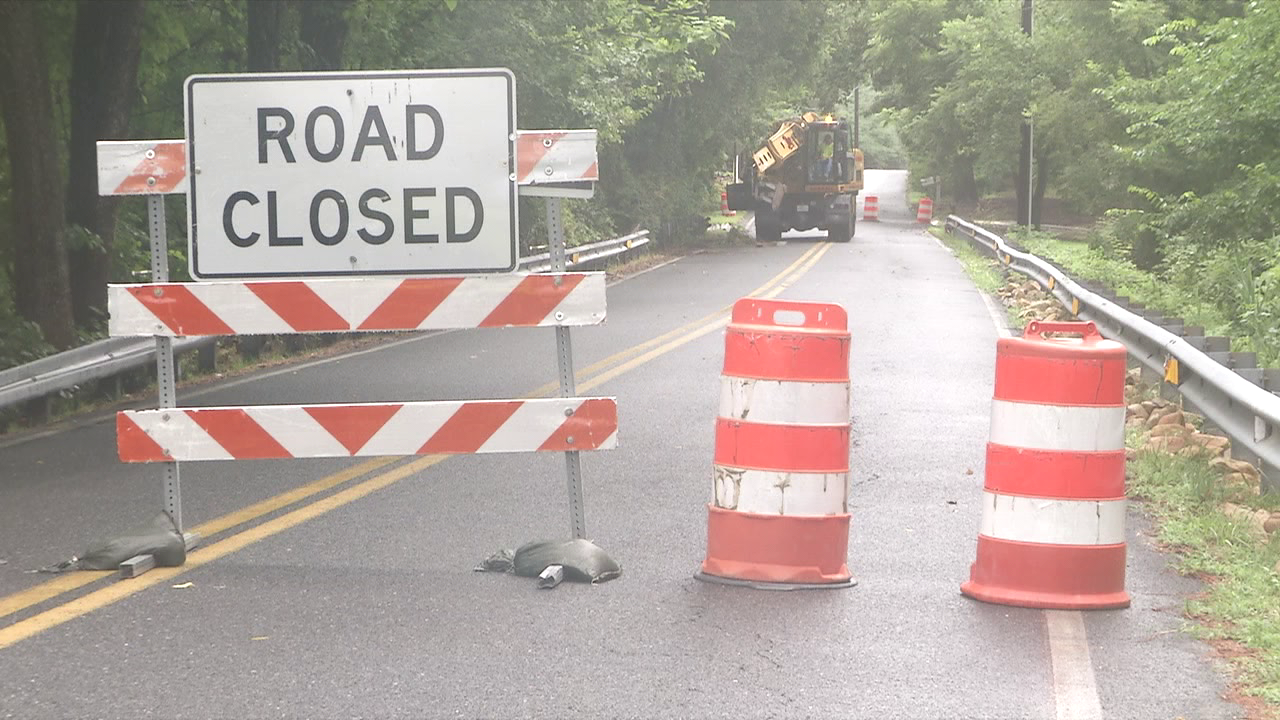 Pemberton Road closed off due to construction 47abc