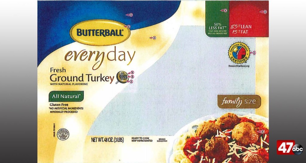 RECALL ALERT Butterball recalls raw ground turkey products due to