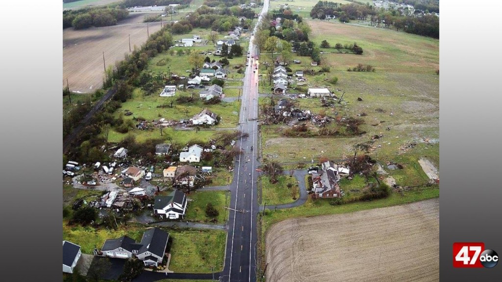 Powerful storms rip across Delmarva leaving possible tornado damage and