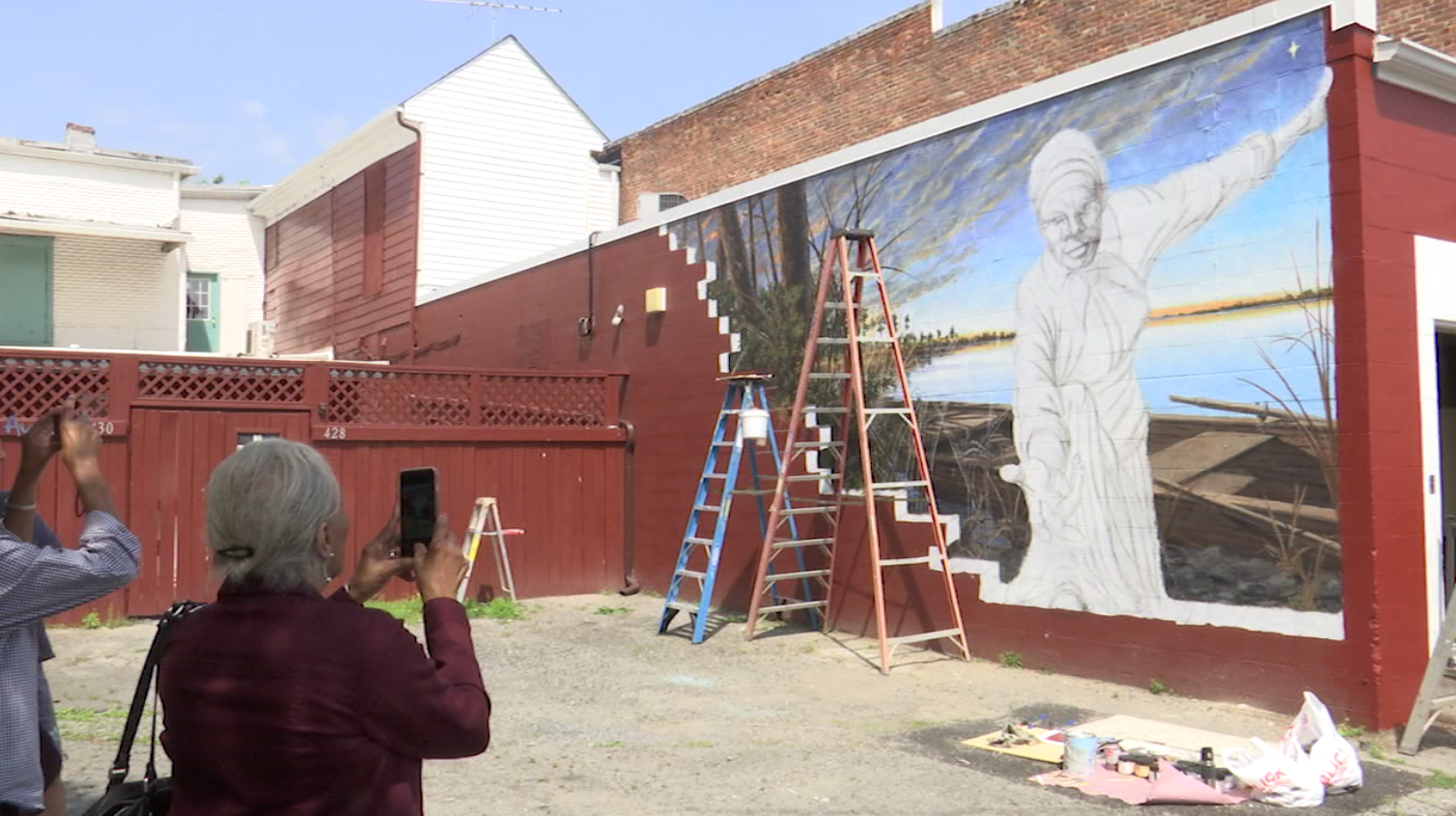 michael rosato harriet tubman mural