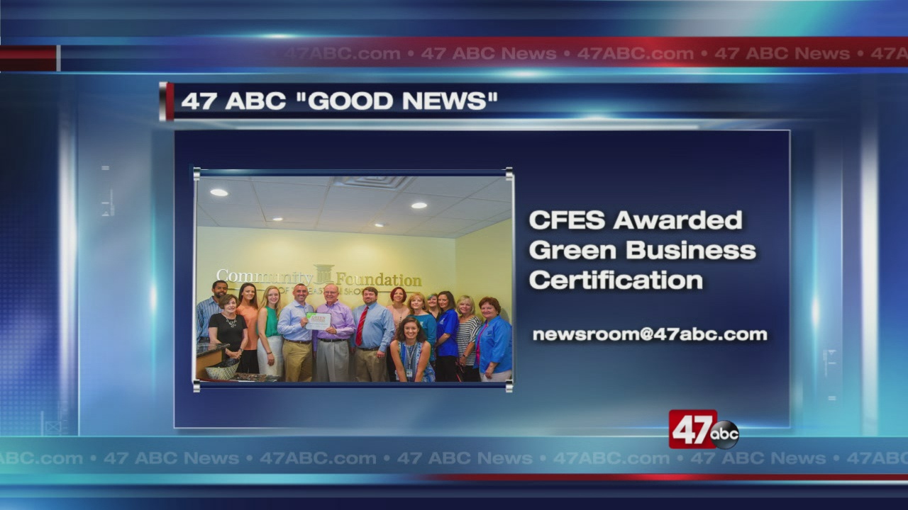 Community foundation of the eastern shore receives green business