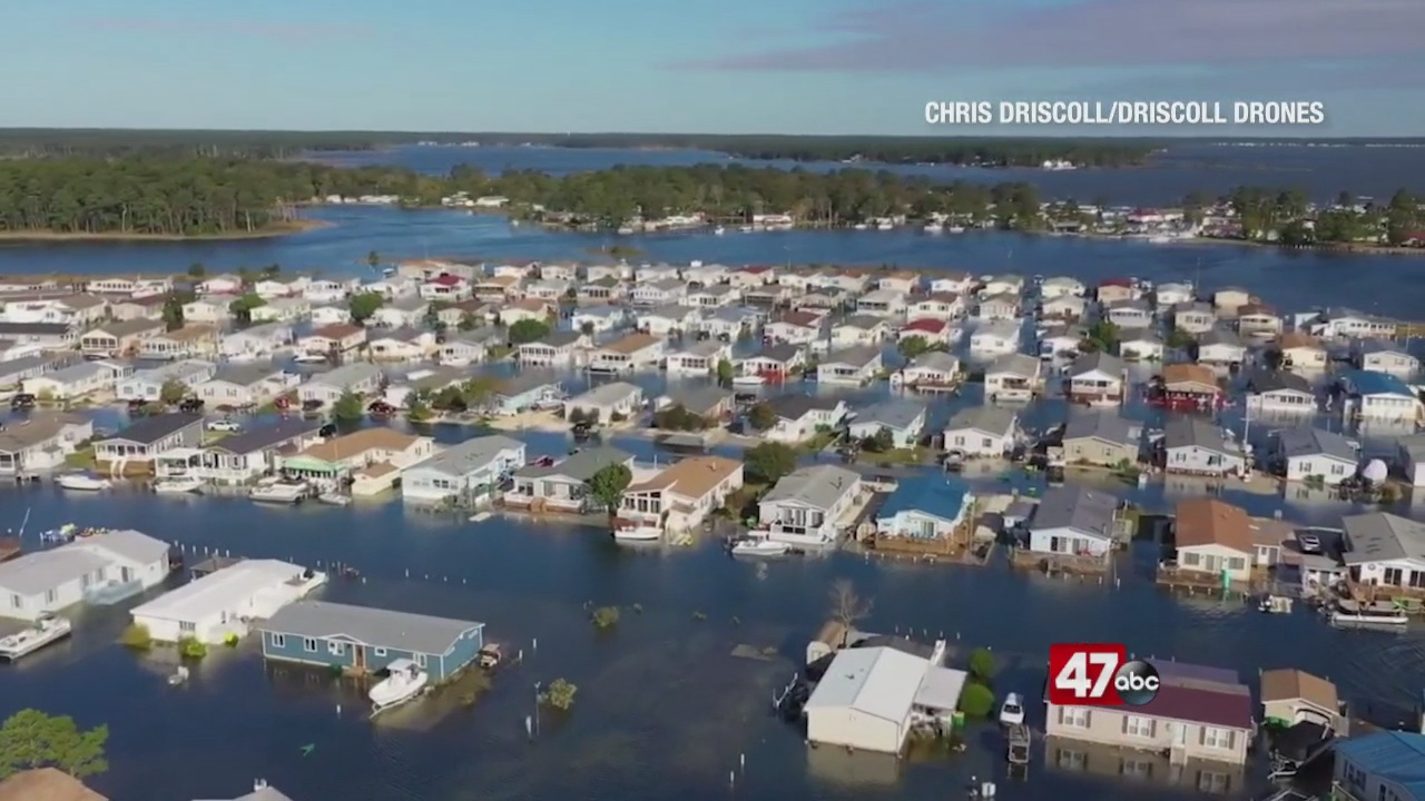 High tides, storm surges bring major flooding to Delaware community 47abc