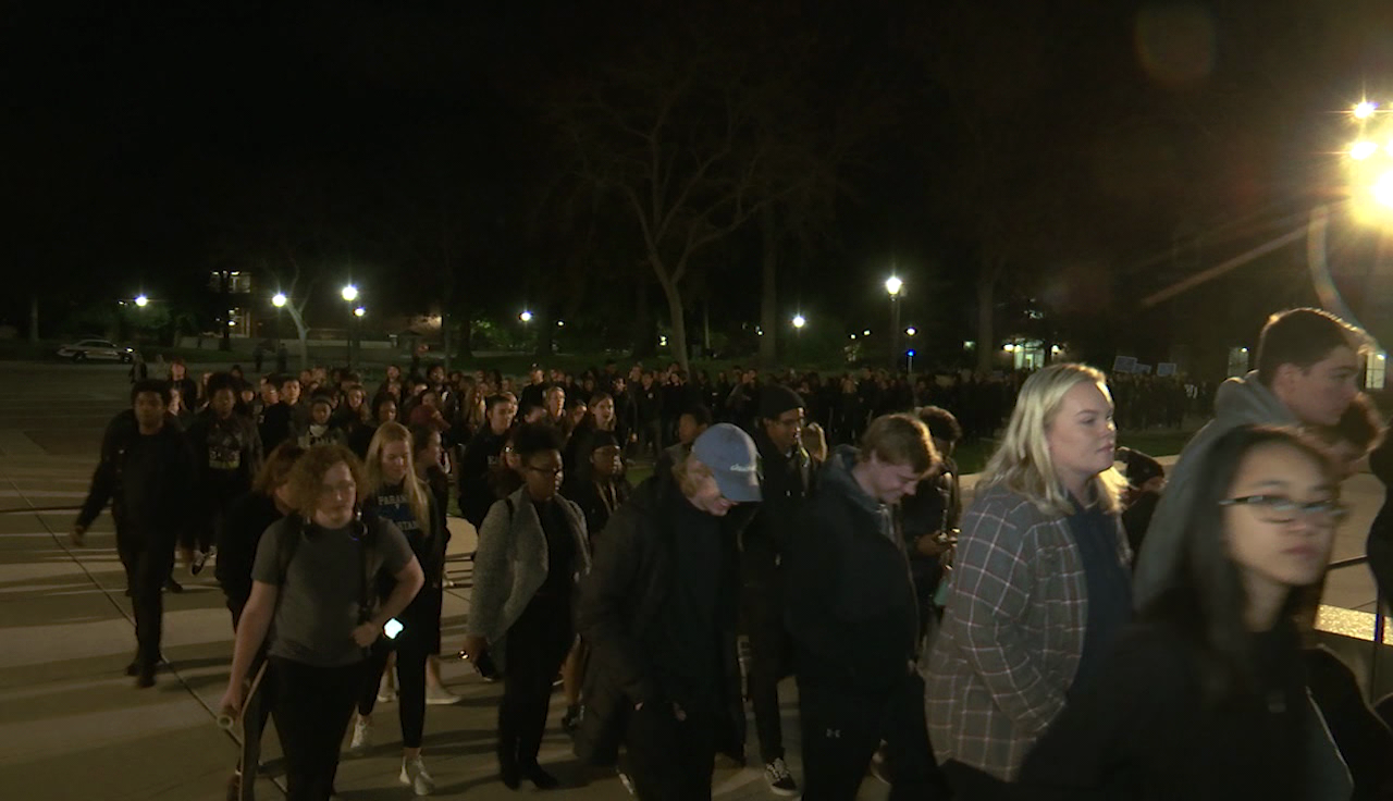 Salisbury University Students Hold 'blackout' Protest Following Racist ...