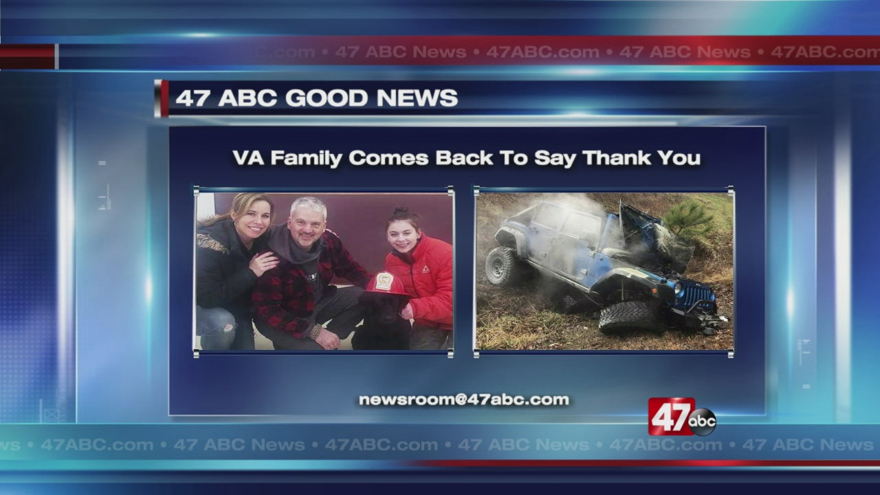 Va. family thanks Mardela Springs Fire Department for their help during