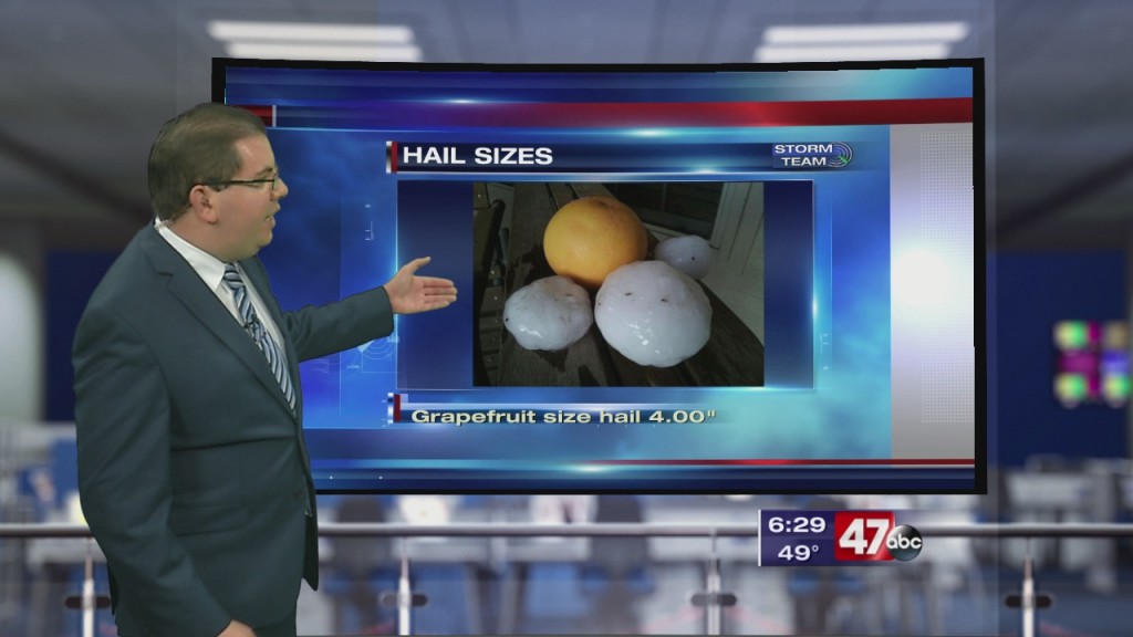 Weather Tidbits: Hail Sizes 4.14.20