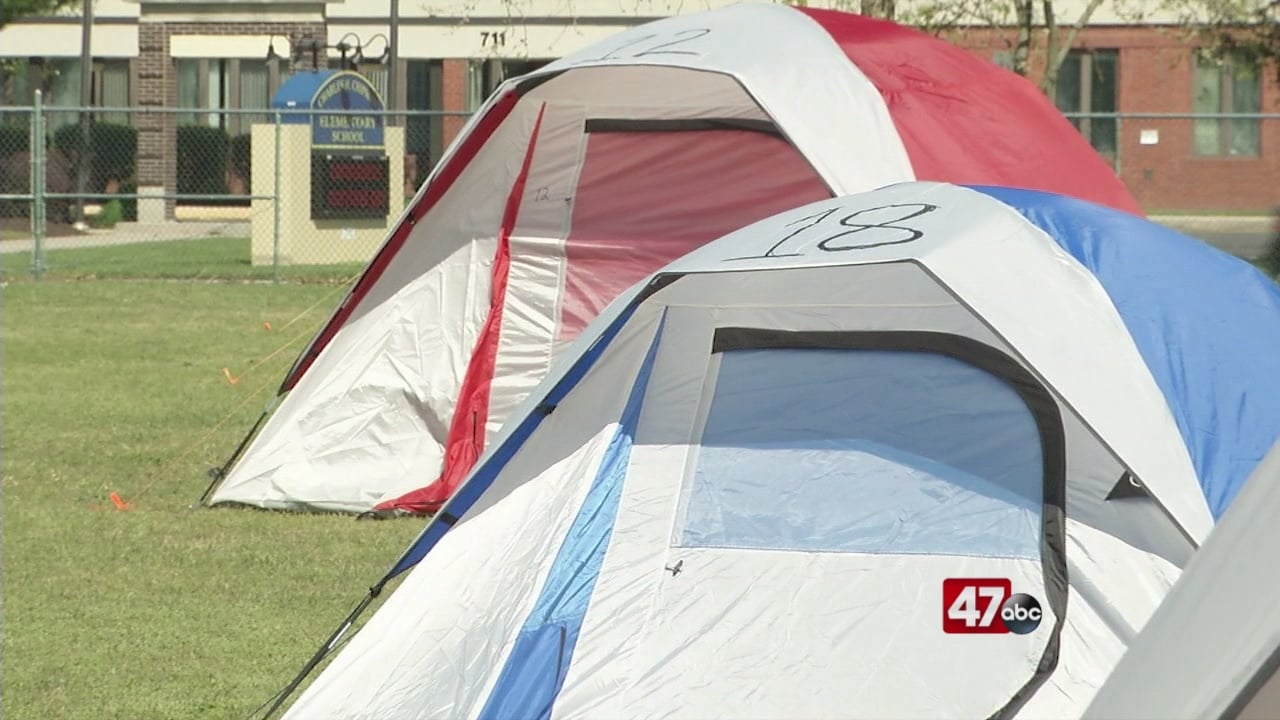 City of Salisbury opens tent establishment for homeless during COVID-19 ...