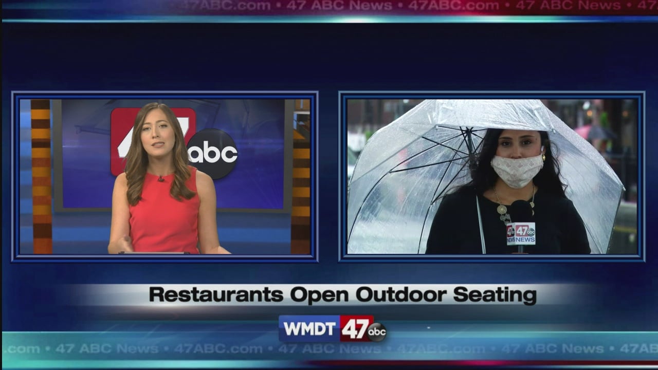 Mogan's Oyster House opened for outdoor dining services at 5PM Friday