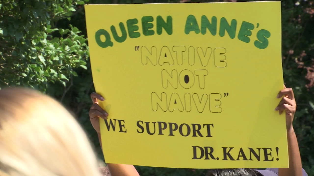 Protestors Gather At Queen Anne s County Public Schools Board Of