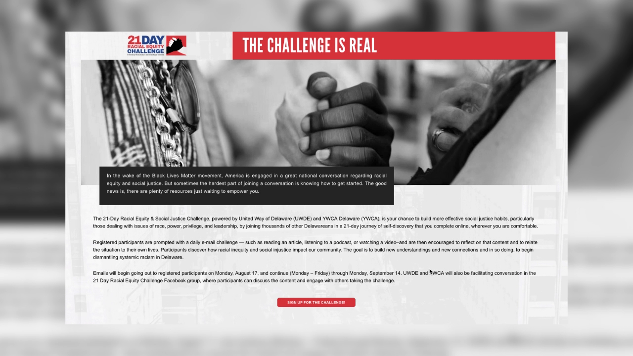 United Way Of Delaware Hosting Free 21 Day Racial Equity Challenge United Way Of Delaware Hosting Free 21 Day Racial Equity Challenge
