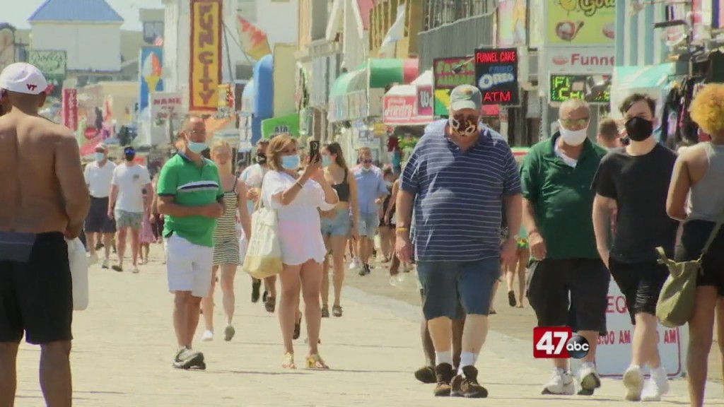 Crowds Pack Ocean City Boardwalk Over Labor Day Weekend