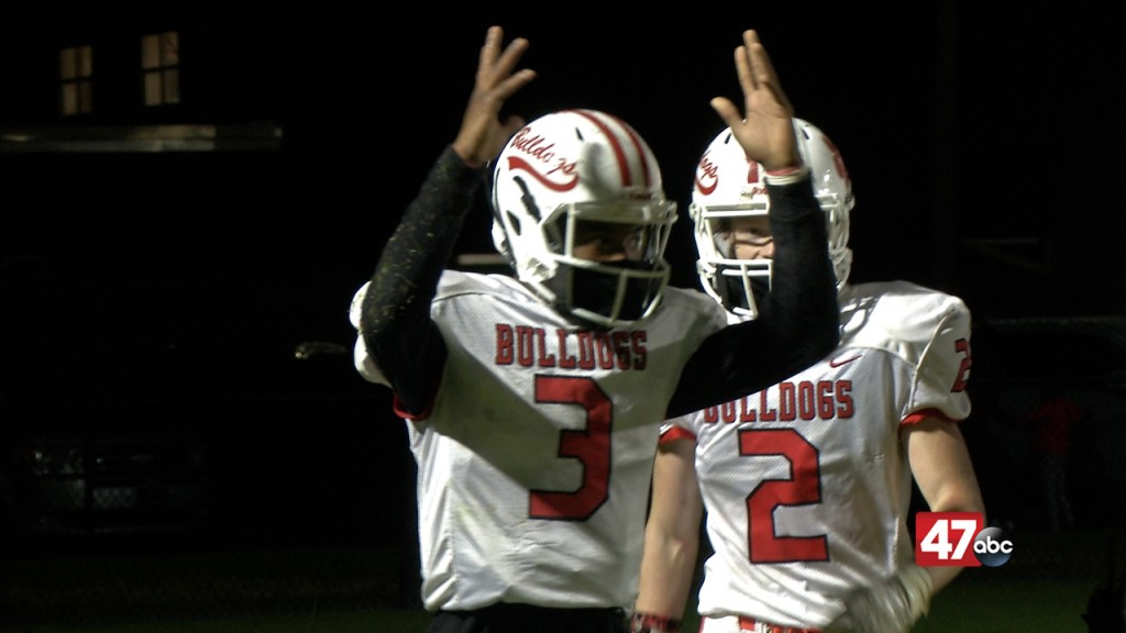 Laurel's Javy White Celebrates Touchdown In Bulldogs' 28 0 Win