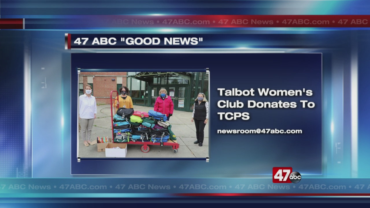 Talbot Co. Women's Club donates backpacks to Easton Middle School - Vimarsana News