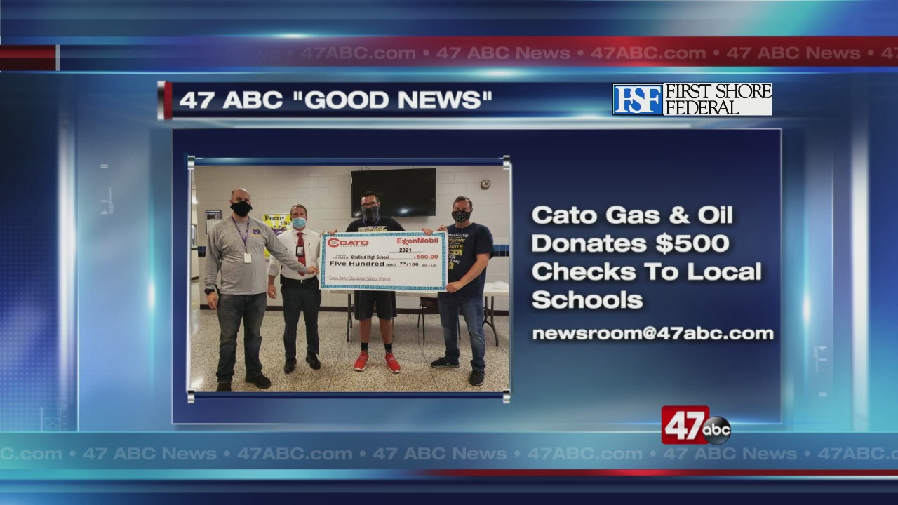 Cato Gas & Oil donates to local schools to support STEM programs 47abc