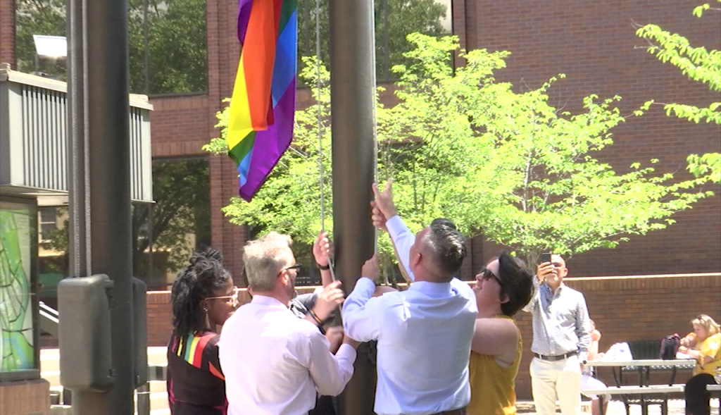 Pride Flag Raised in Downtown Salisbury to Celebrate Pride Month 47abc