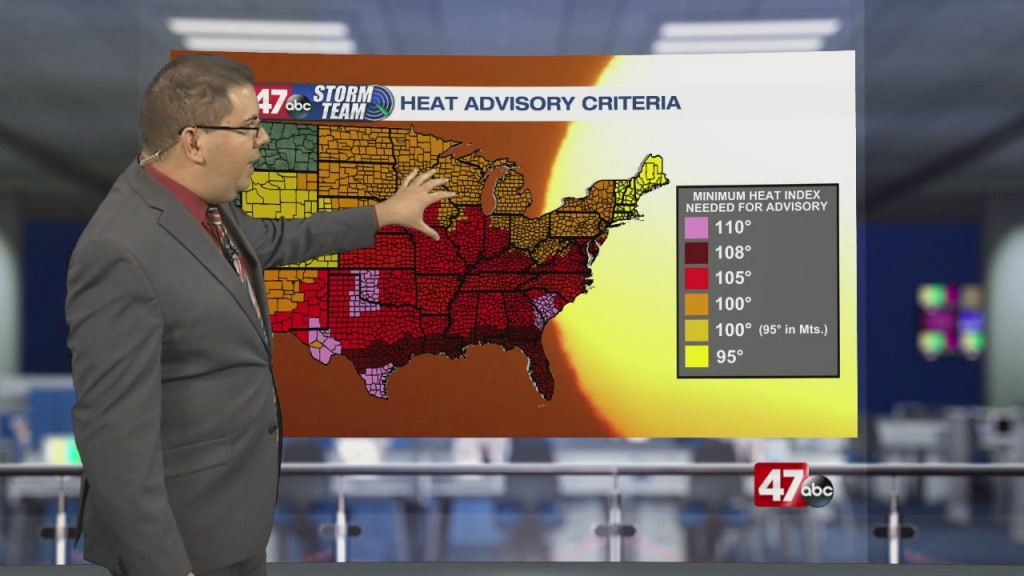 Weather Tidbits: Heat Advisory Criteria
