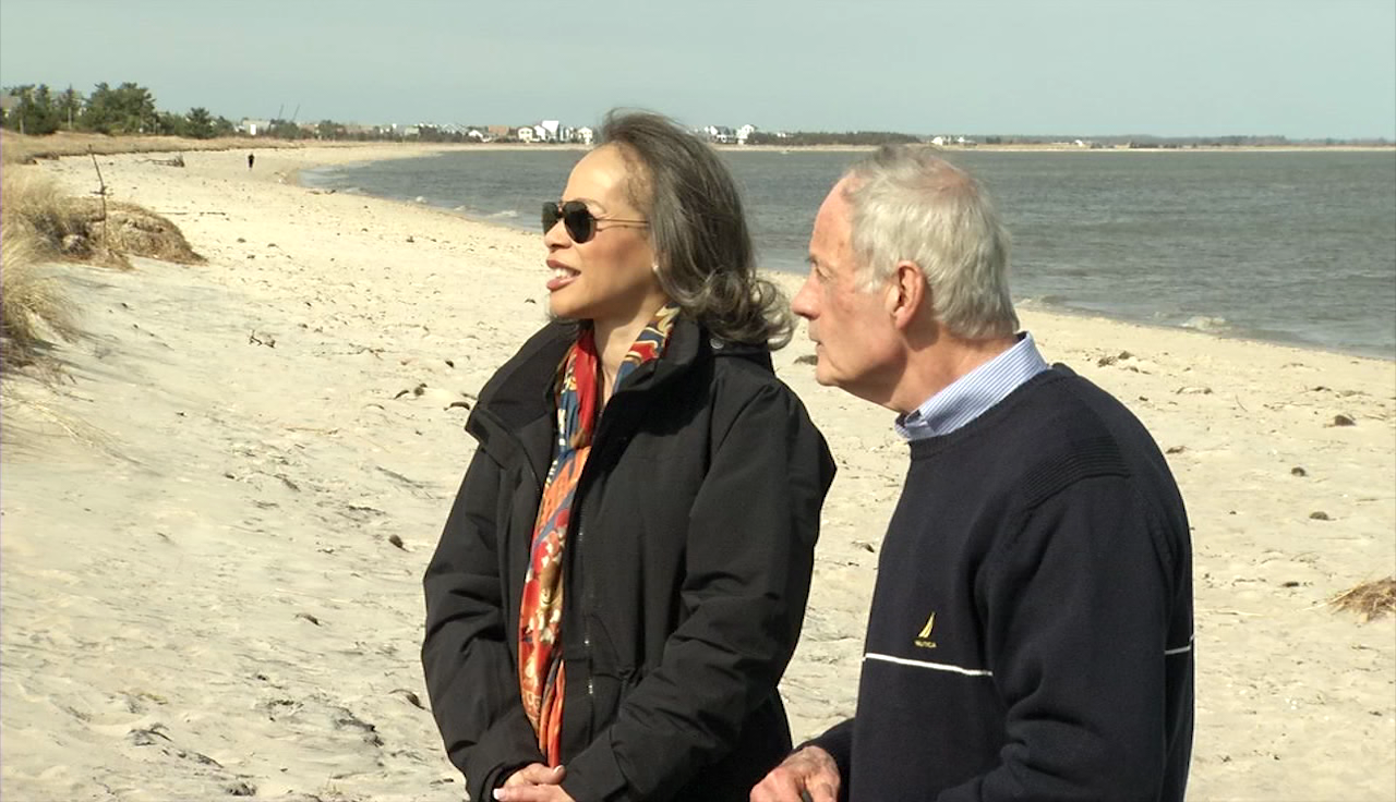 US Congressmembers visit Slaughter Beach to observe climate change effects - 47abc - WMDT