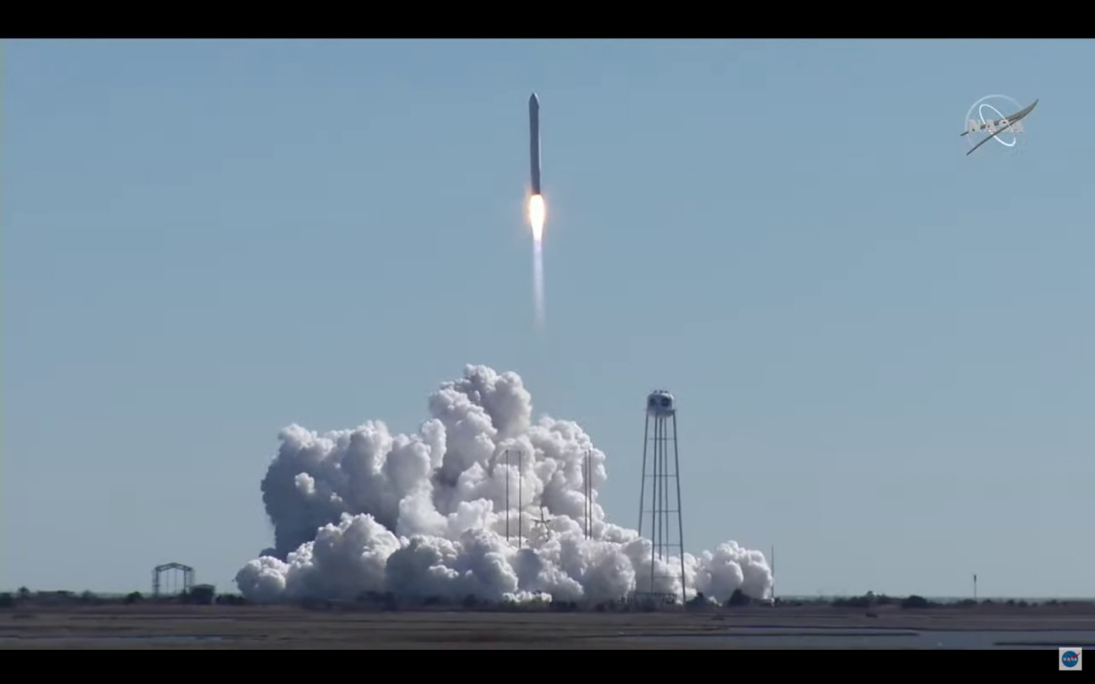 Antares Rocket Launches From Wallops Island, First Time Cygnus Aircraft ...