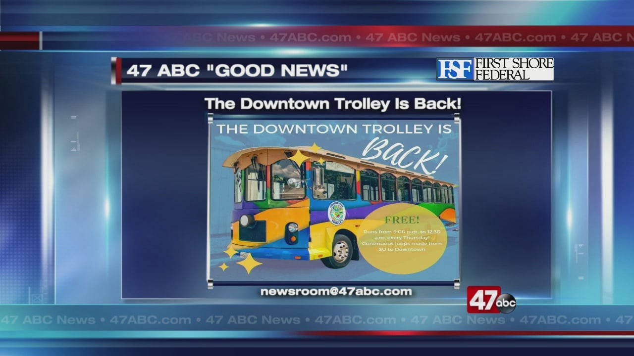 Downtown Trolley returns to Salisbury 47abc