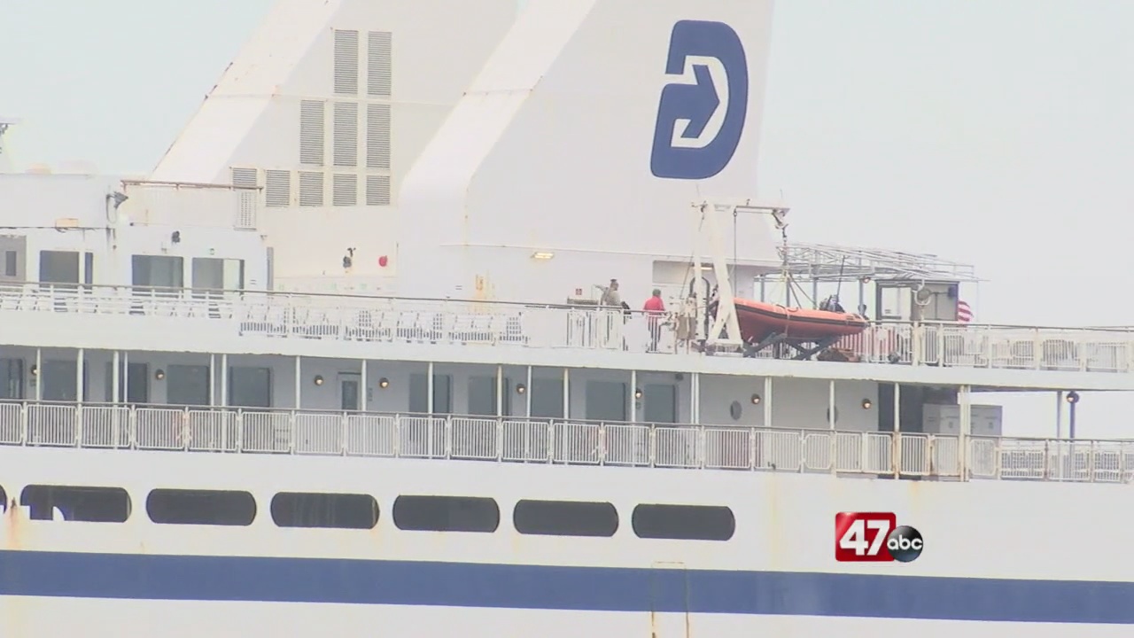 Cape May Lewes Ferry celebrates engine upgrade, funding for fleet