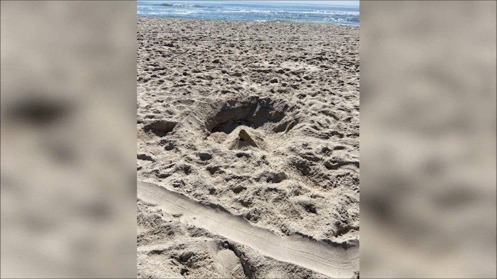 Holes On The Beach