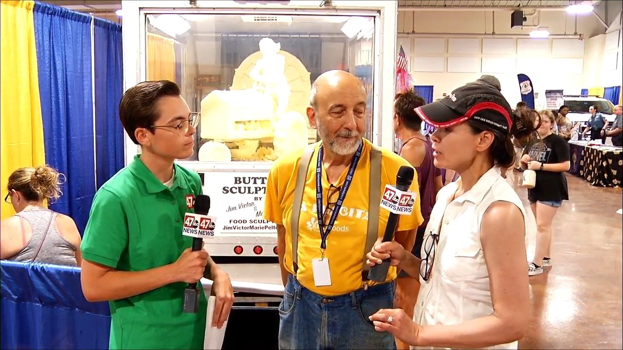 Butter sculpture at the 2022 Delaware State Fair – 47abc