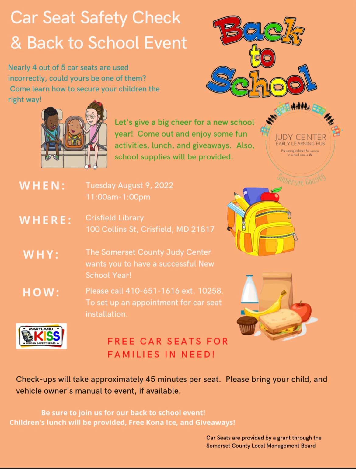 somerset-county-public-schools-getting-ready-for-car-seat-safety-and