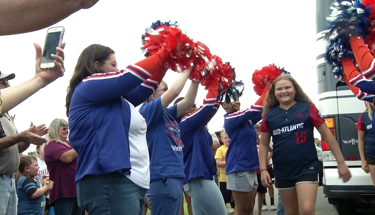 Delmar gives Little League softball a heroes' as they return