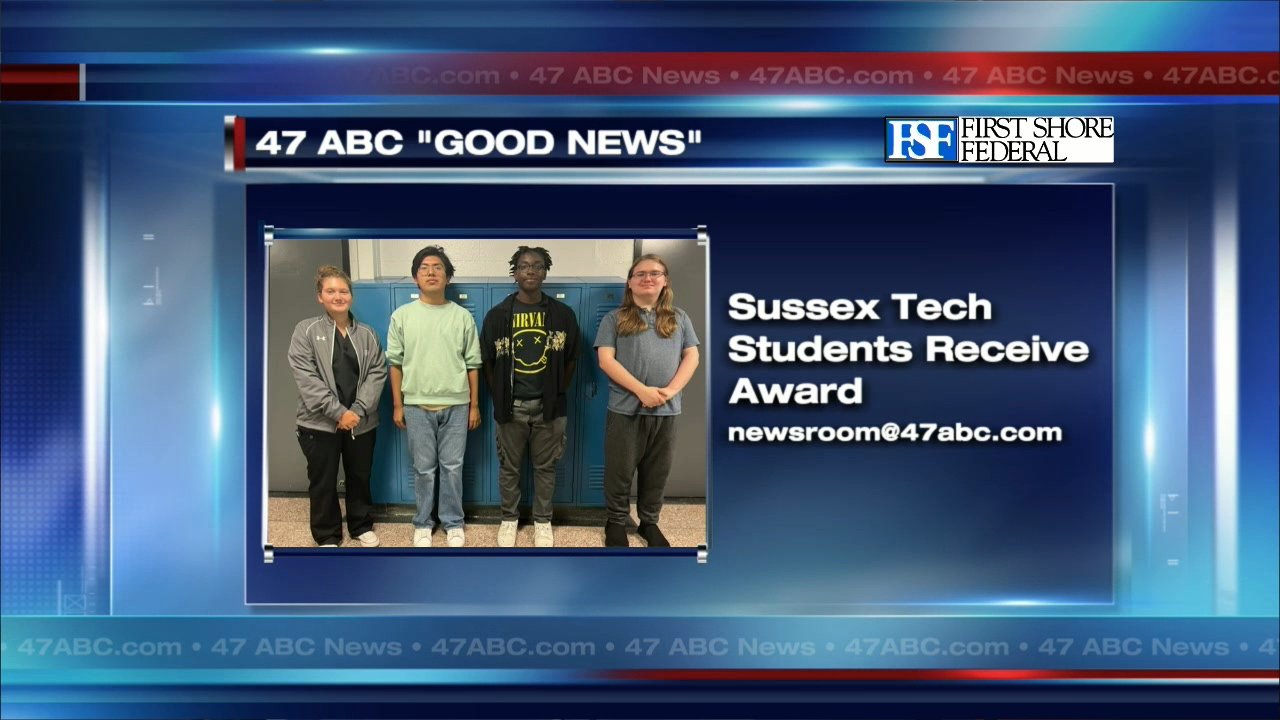 Sussex Tech students receive award 47abc
