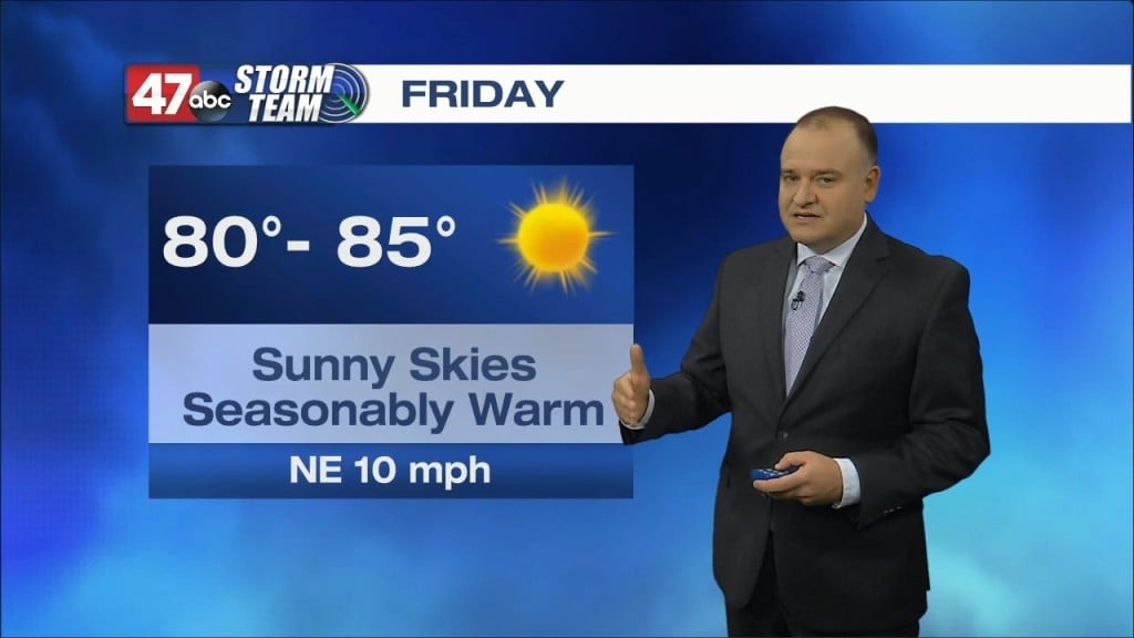 Evening Forecast: 9 8 22