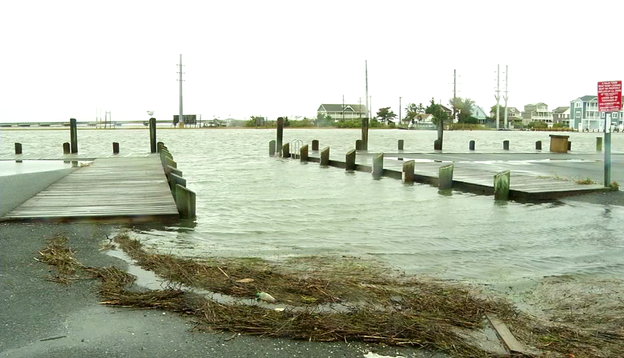 Co. officials closely monitoring flooding as high tide rolls