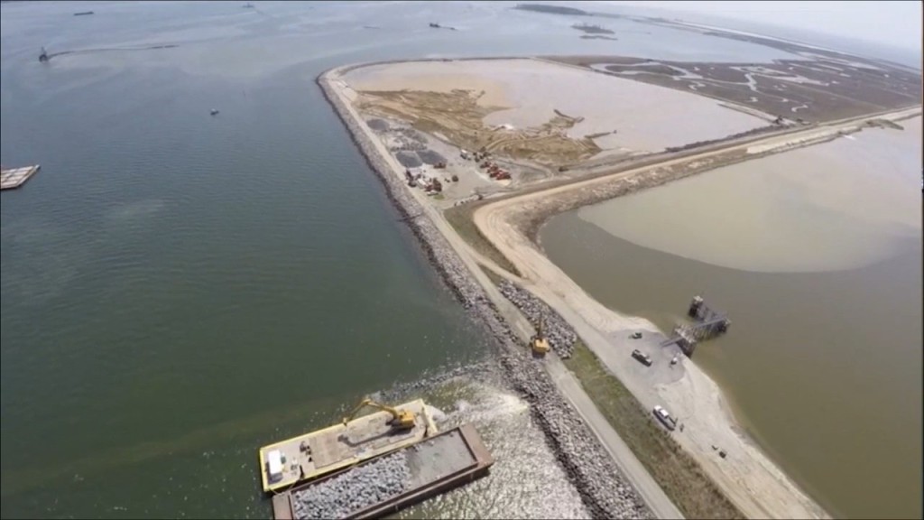 Barren Island Seawall