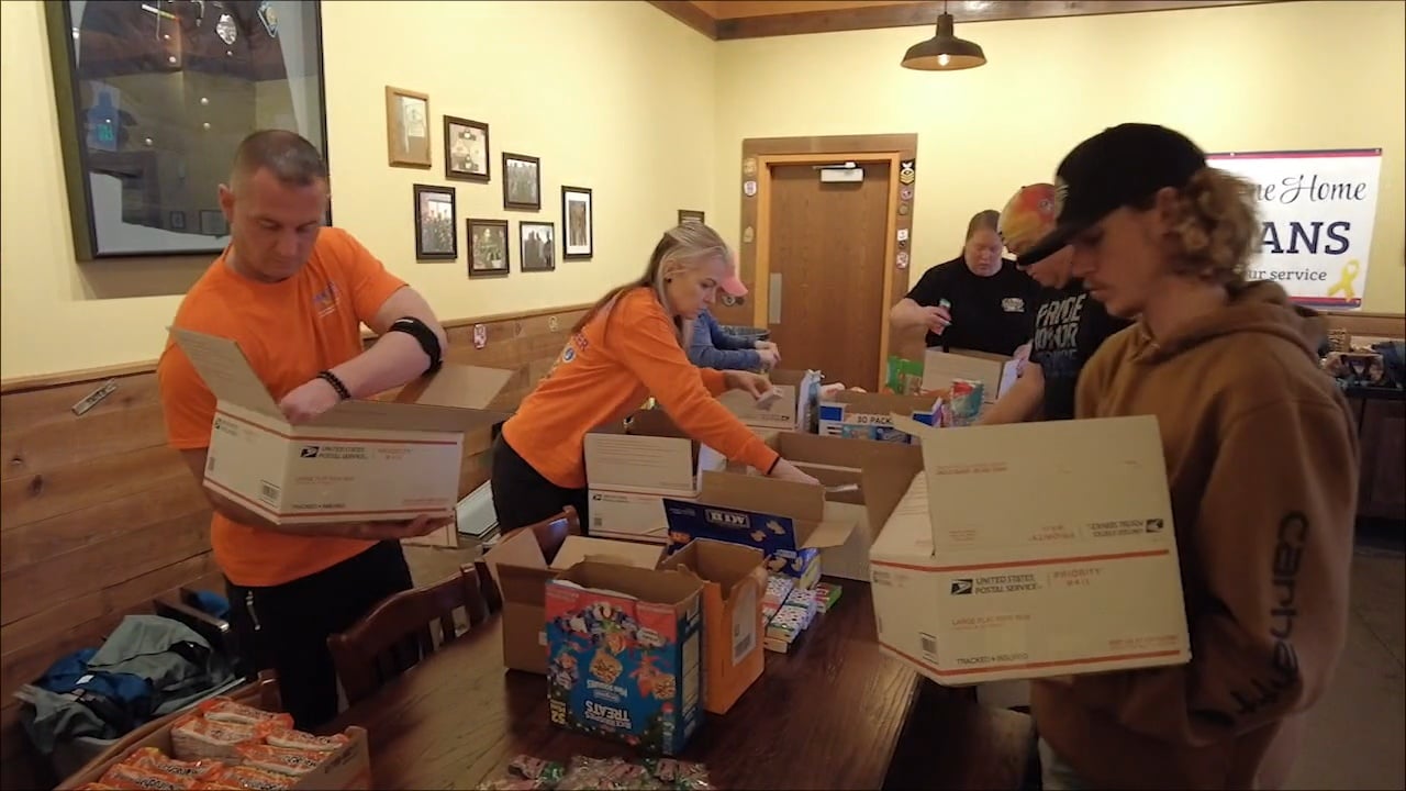 Operation We Care helps send care package to remote army unit delopyed