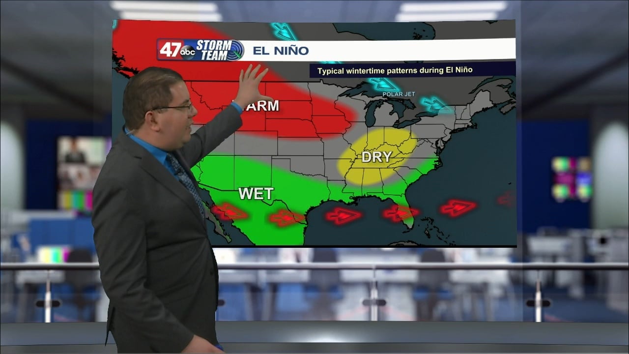 Weather Tidbits El Ni 241 o amp Winter 47abc