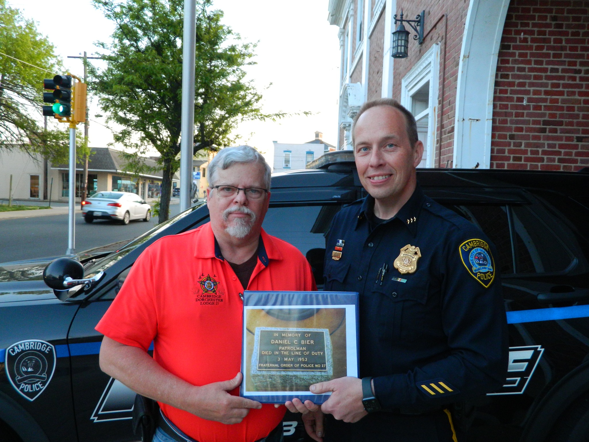 FOP Council And Police Remember Fallen Cambridge Police Officer 47abc   Cambridge Book 