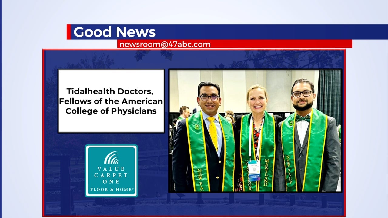 TidalHealth doctors elected Fellows of the American College of