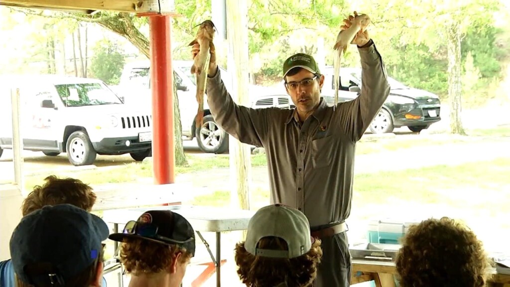 Bennett Students Catch Catfish