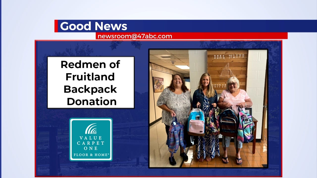 Redmen of Fruitland donates school supplies 47abc