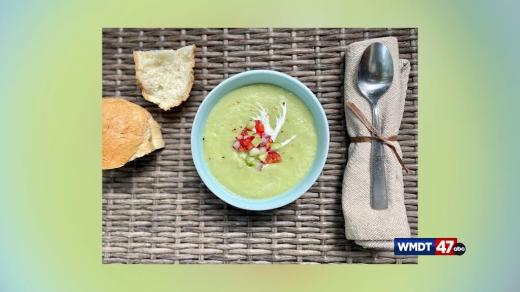 Chilled Cucumber Avocado Soup
